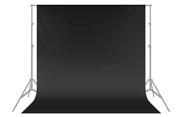 Basic Schwarz Fotohintergrund