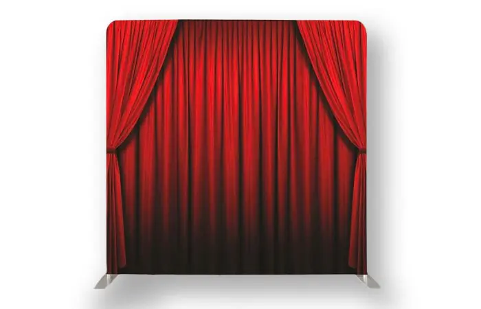 Roter Vorhang Fotohintergrund