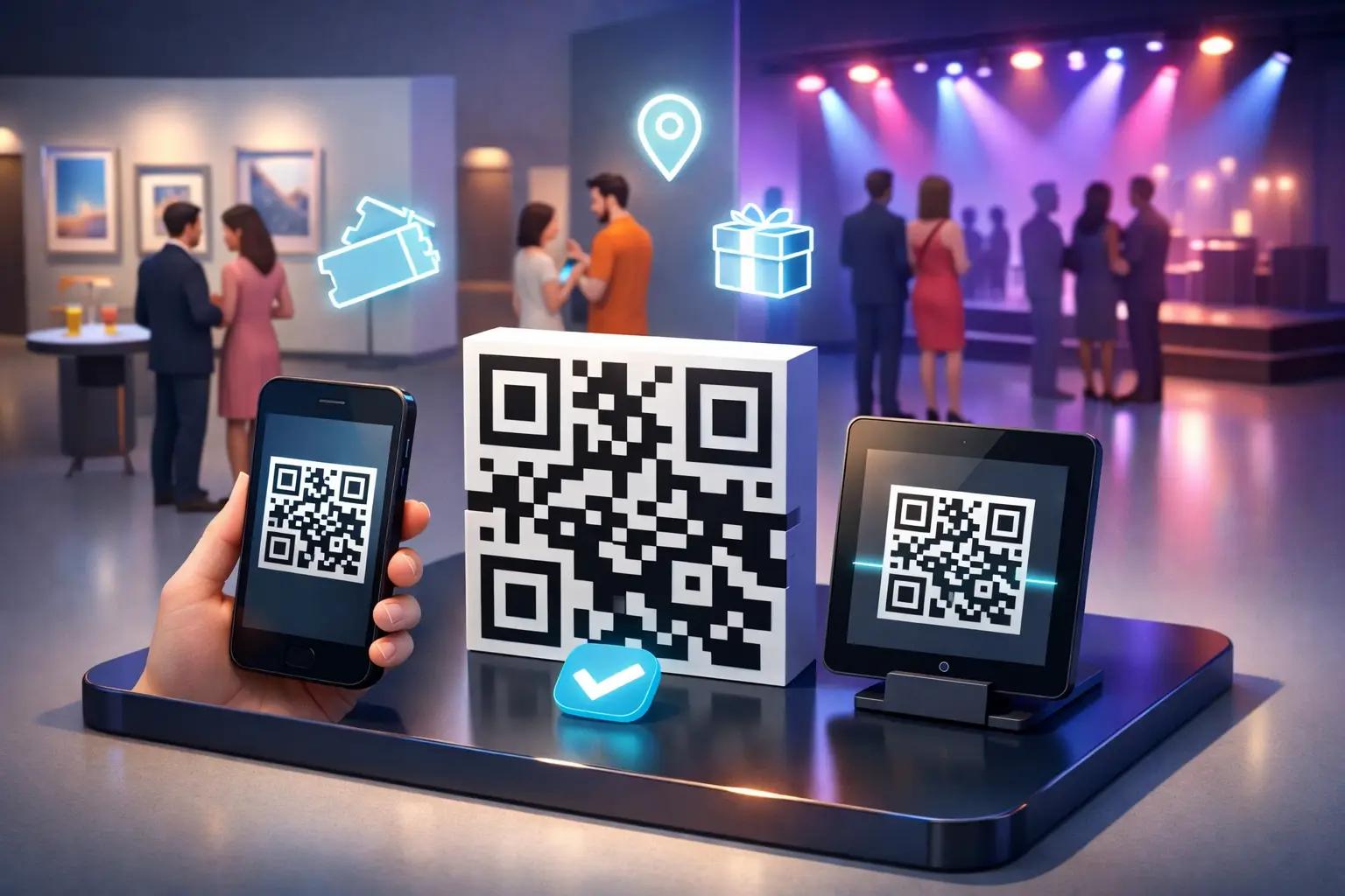 Event Galerie QR Code clever einsetzen