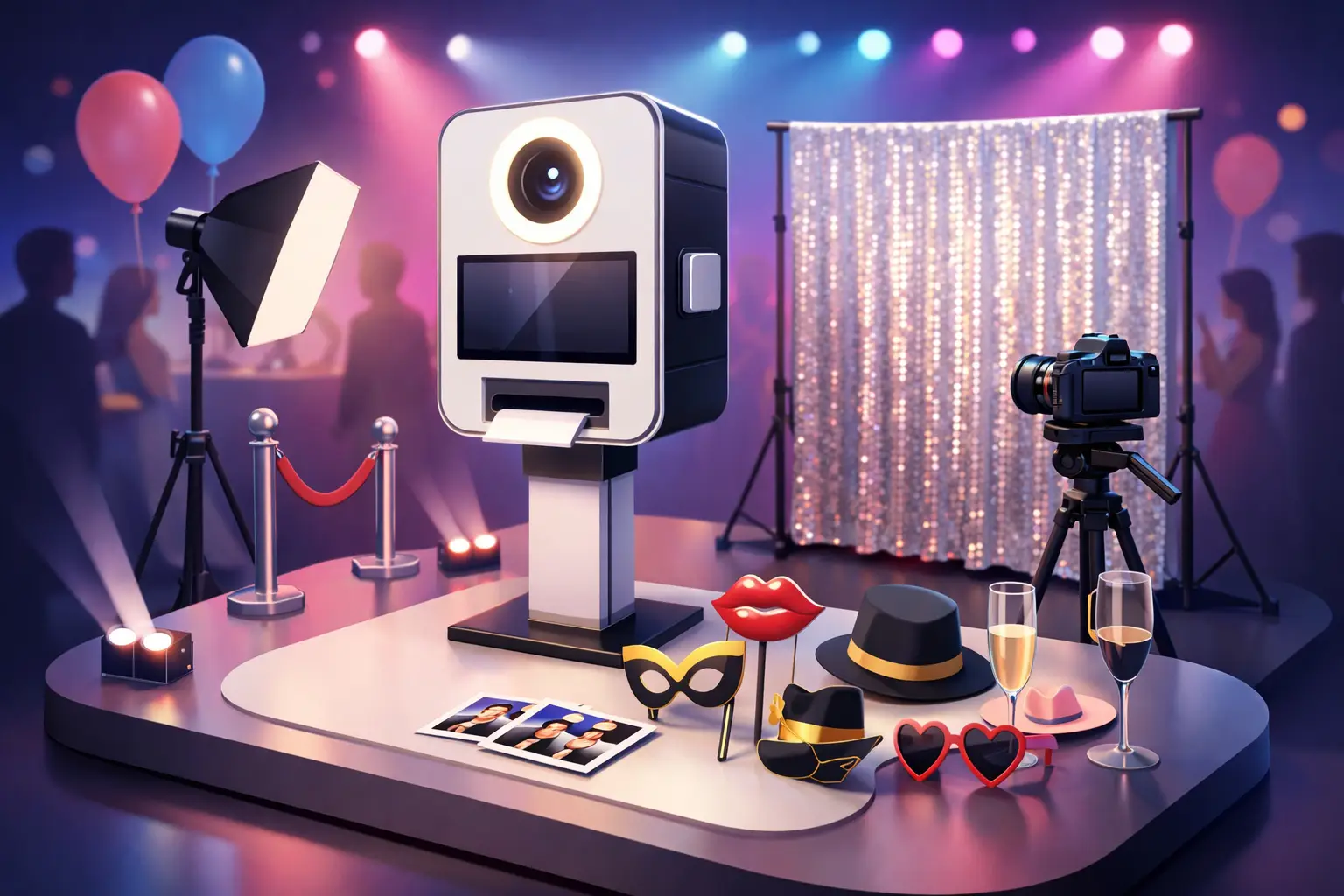 Wie funktioniert eine Premium-Fotobox am Event?