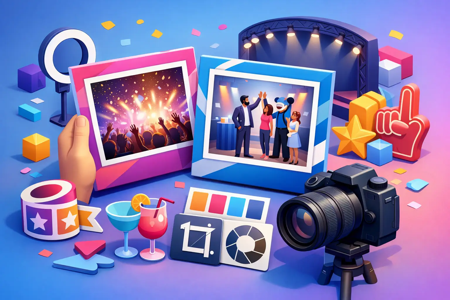 Markenrahmen für Eventfotos richtig entwickeln